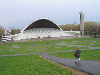 Friluftscene p� sangfestical pladsen