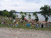 Stranden i Lac du Liez